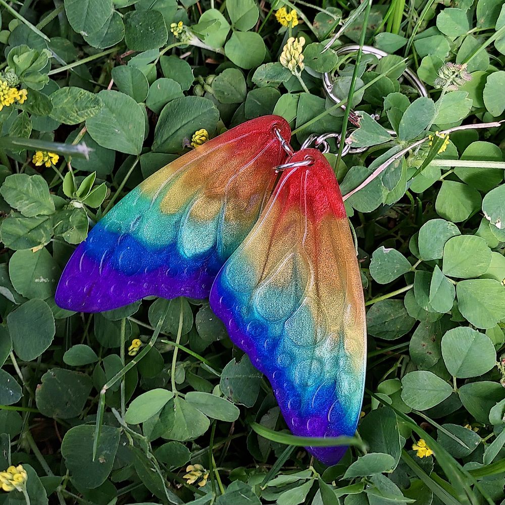 Butterfly Wing Keychain